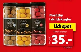 Nordthy lakridskugler