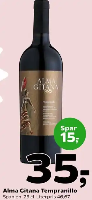 Alma Gitana Tempranillo 75cl