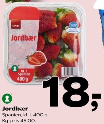 Coop 365 Jordbær 400 g tilbud