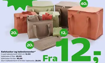 Coop 365 Køletasker Og Køleelementer 2 Pak tilbud