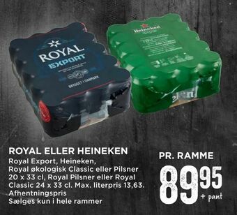 MENY Royal eller heineken tilbud