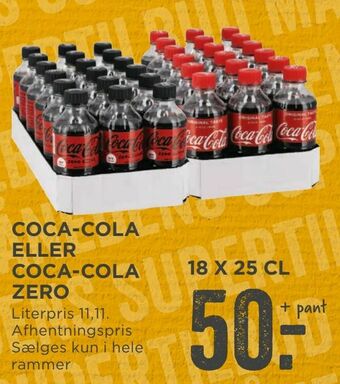 MENY Coca­ cola eller coca­cola zero tilbud