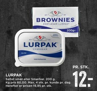 MENY Lurpak tilbud