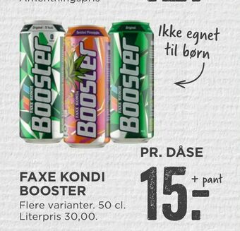 MENY Faxe kondi booster tilbud