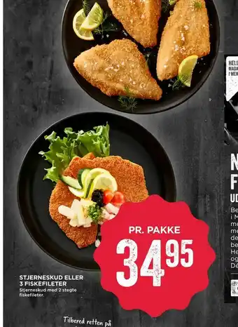 MENY Stjerneskud eller 3 fiskefileter tilbud