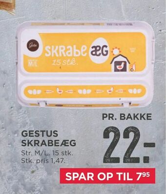 MENY Gestus skrabeæg tilbud