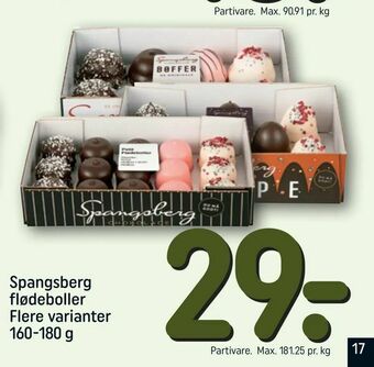 REMA 1000 Spangsberg flødeboller tilbud