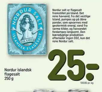 REMA 1000 Nordur islandsk flagesalt tilbud