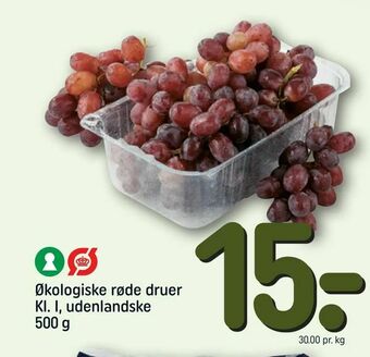 Økologiske røde druer