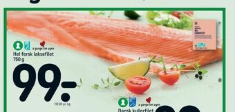 REMA 1000 Hel fersk laksefilet tilbud