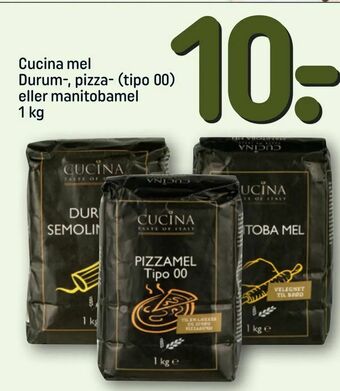 REMA 1000 Cucina mel Durum-, pizza- (tipo 00) eller manitobamel tilbud