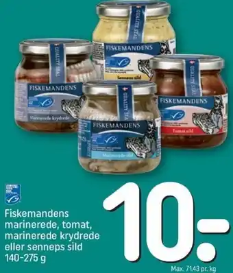 REMA 1000 Fiskemandens Marinerede Tomat 140-275 g tilbud