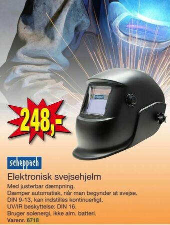 Harald Nyborg Elektronisk svejsehjelm tilbud