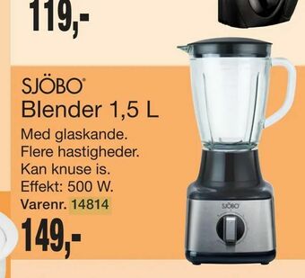 Harald Nyborg Blender 1,5 L tilbud