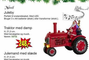 Traktor med damp