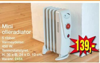 Harald Nyborg Mini olieradiator tilbud