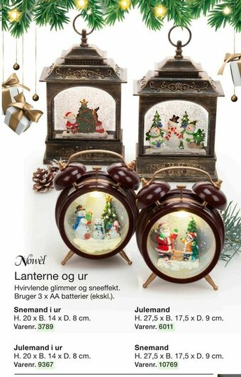 Lanterne og ur