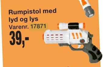 Harald Nyborg Rumpistol med lyd og lys tilbud