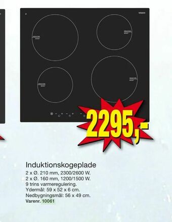 Induktionskogeplade