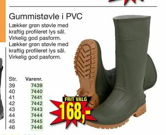 Harald Nyborg Gummistøvle i PVC tilbud