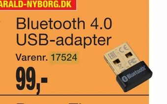 Harald Nyborg Bluetooth 4,0 USB-adapter tilbud