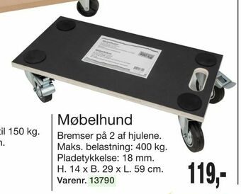 Harald Nyborg Møbelhund tilbud
