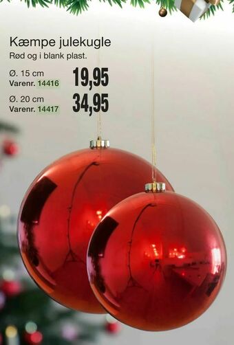 Kæmpe julekugle