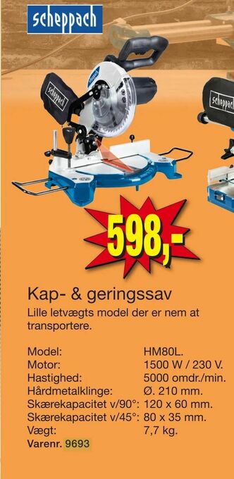 Harald Nyborg Kap- & geringssav tilbud