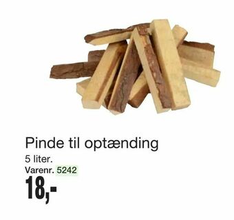 Pinde til optænding