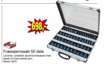 Harald Nyborg Fræsejernssæt 50 dele tilbud