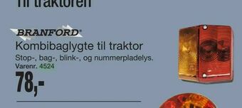 Harald Nyborg Kombibaglygte til traktor tilbud