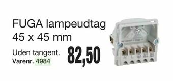 Harald Nyborg Fuga lampeudtag 45 x 45 mm tilbud