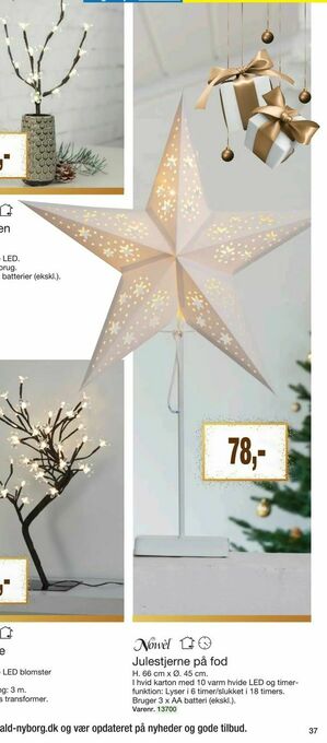Harald Nyborg Julestjerne på fod tilbud