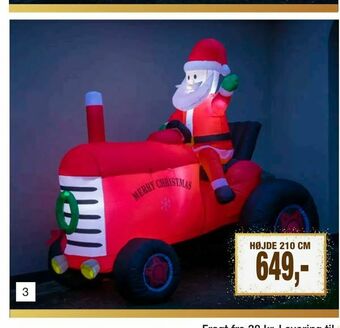 Harald Nyborg Julemand på traktor tilbud