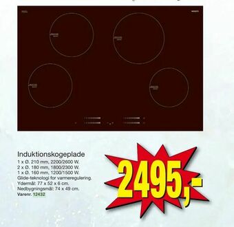 Harald Nyborg Induktionskogeplade tilbud