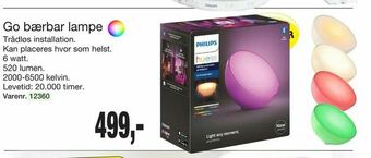 Harald Nyborg Go bærbar lampe tilbud