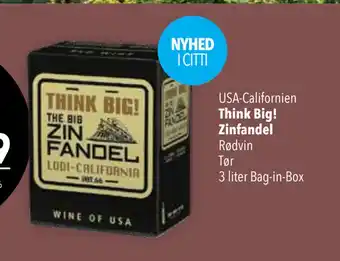 Citti Think Big! Zinfandel tilbud