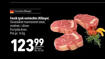 Citti Fersk tysk entrecôte (Ribeye) tilbud