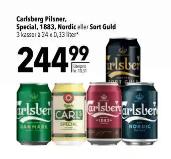 Citti Carlsberg Pilsner, Special, 1883, Nordic tilbud