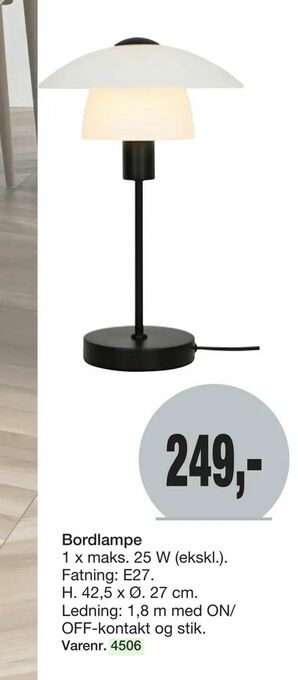 Harald Nyborg Bordlampe tilbud