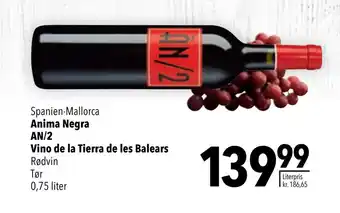 Citti Anima Negra AN/2 Vino de la Tierra de les Balears tilbud