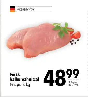 Citti Fersk kalkunschnitzel tilbud