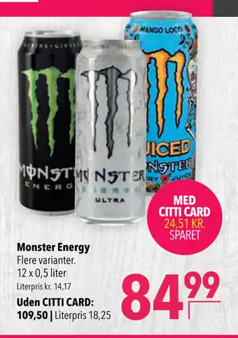 Citti Monster Energy tilbud