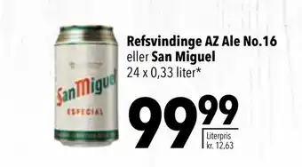 Citti Refsvindinge AZ Ale No.16 eller San Miguel tilbud