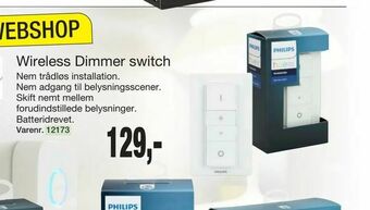 Harald Nyborg Wireless Dimmer switch tilbud