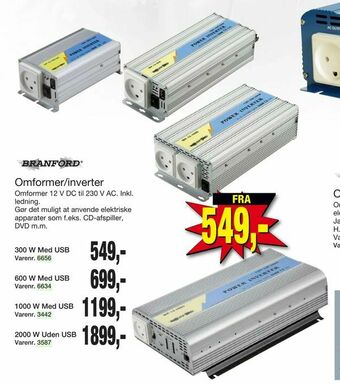 Omformer/inverter