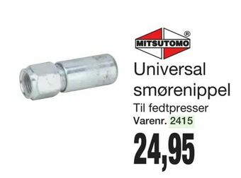 Universal smørenippel