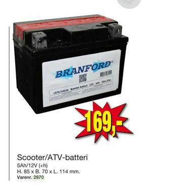 Harald Nyborg Scooter/ATV-batteri tilbud