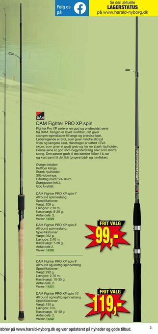 Harald Nyborg DAM Fighter PRO XP spin tilbud