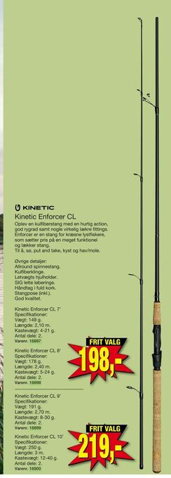 Harald Nyborg Kinetic Enforcer CL tilbud